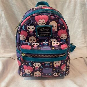 Loungefly Disney Hocus Pocus Chibi Mini Backpack Sanderson Sisters Halloween